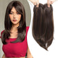 Topper Layered Hair Hairpieces with Bangs for Women with Thinning Hair