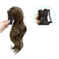 Gift Choice - Soft Natural Shark Clip Half High Ponytail Wig