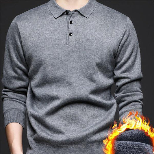 🎊Christmas Pre-sale - 50% Off🎊-Men's Winter Lapel Padded Thickened Sweater