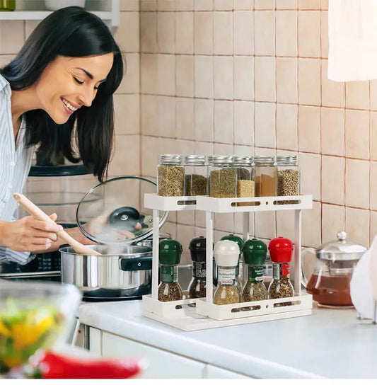 🔥New Year Special 49% OFF🔥Rotating Spice Rack for Kitchen